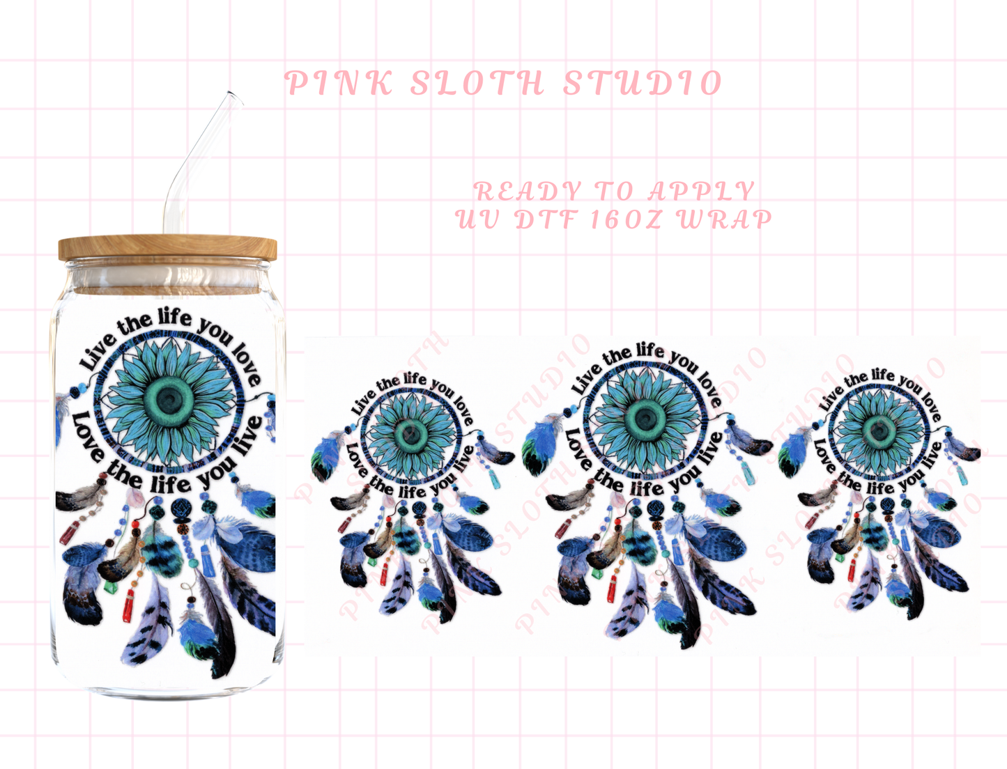 Blue Dream Catcher #756