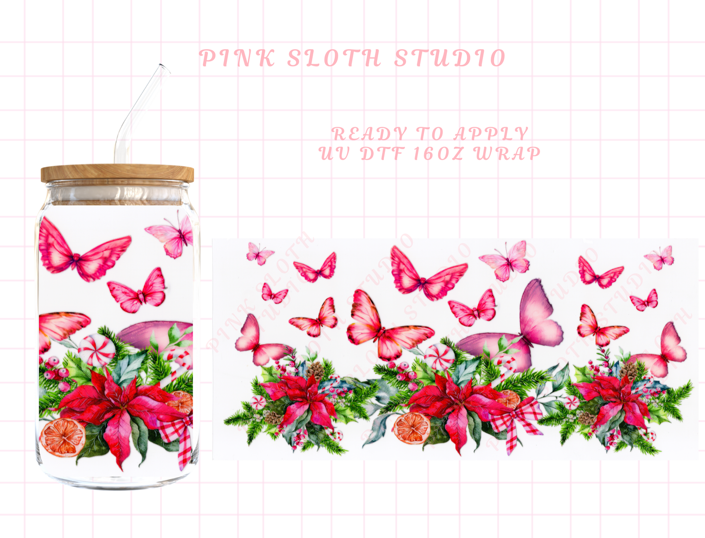 Christmas and Butterflies #774