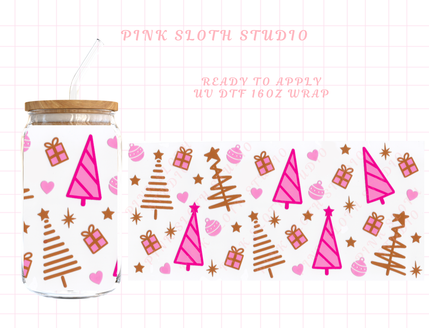 Pink Christmas Trees #775