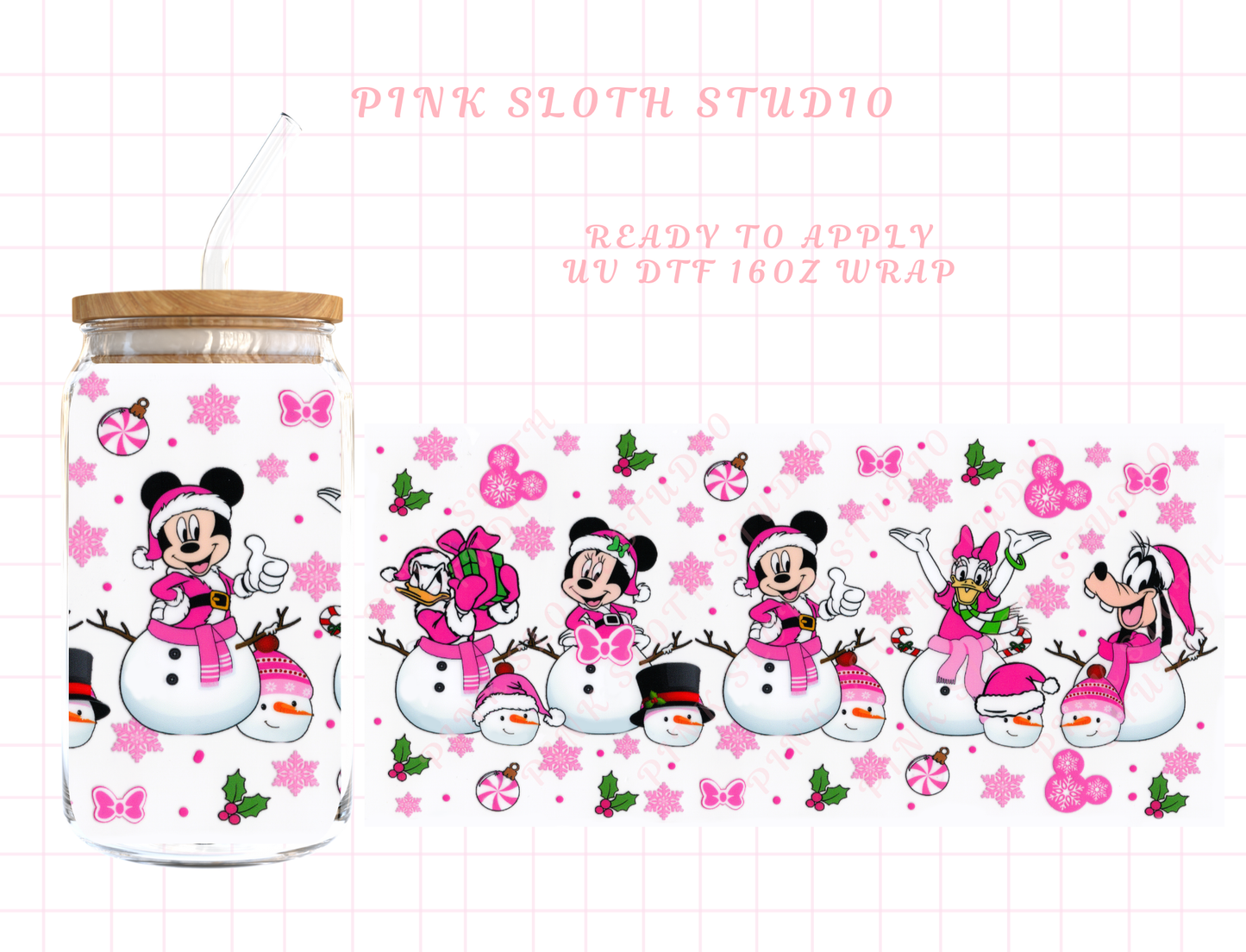 Pink Mouse Family #789