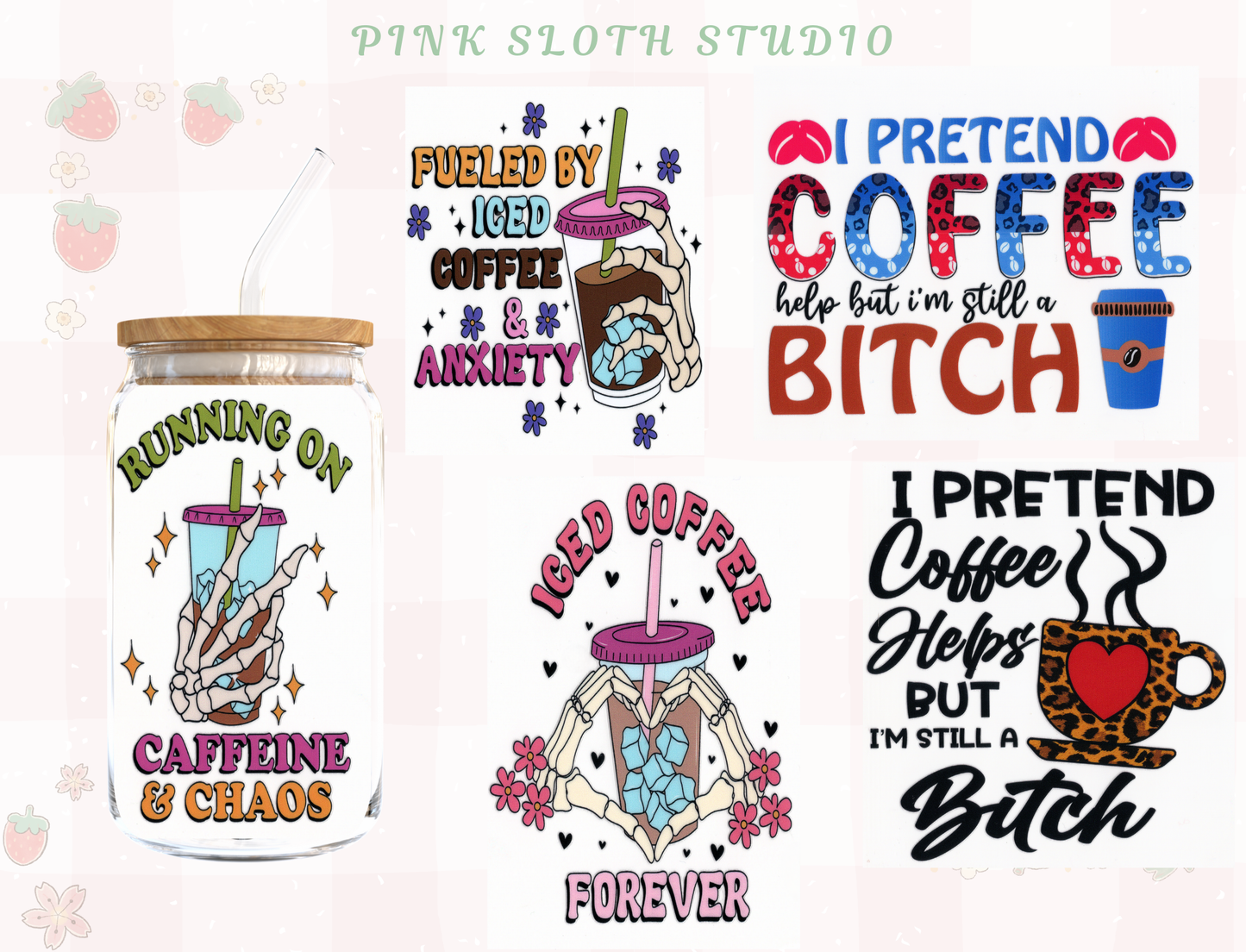 5 Coffee Decals