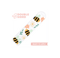 [ Double Sided ] Bookmark UV DTF Decal | Bee
