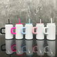 5 cups bundle 16oz Stainless Steel Tumbler with Colorful Lid & Plastic Straw Reusable Cup Portable Drinkware
