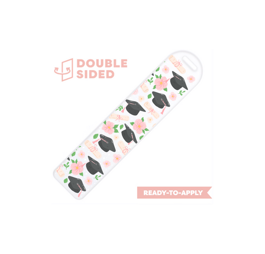 [ Double Sided ] Bookmark UV DTF Decal | Graduation