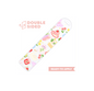 [ Double Sided ] Bookmark UV DTF Decal | Strawberry Jam