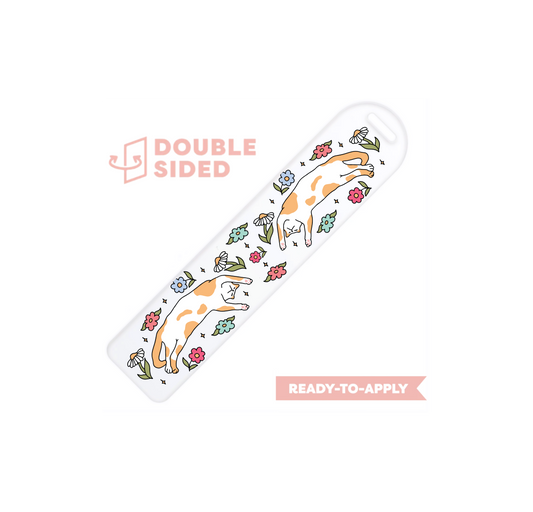 [ Double Sided ] Bookmark UV DTF Decal |Cozy Cats