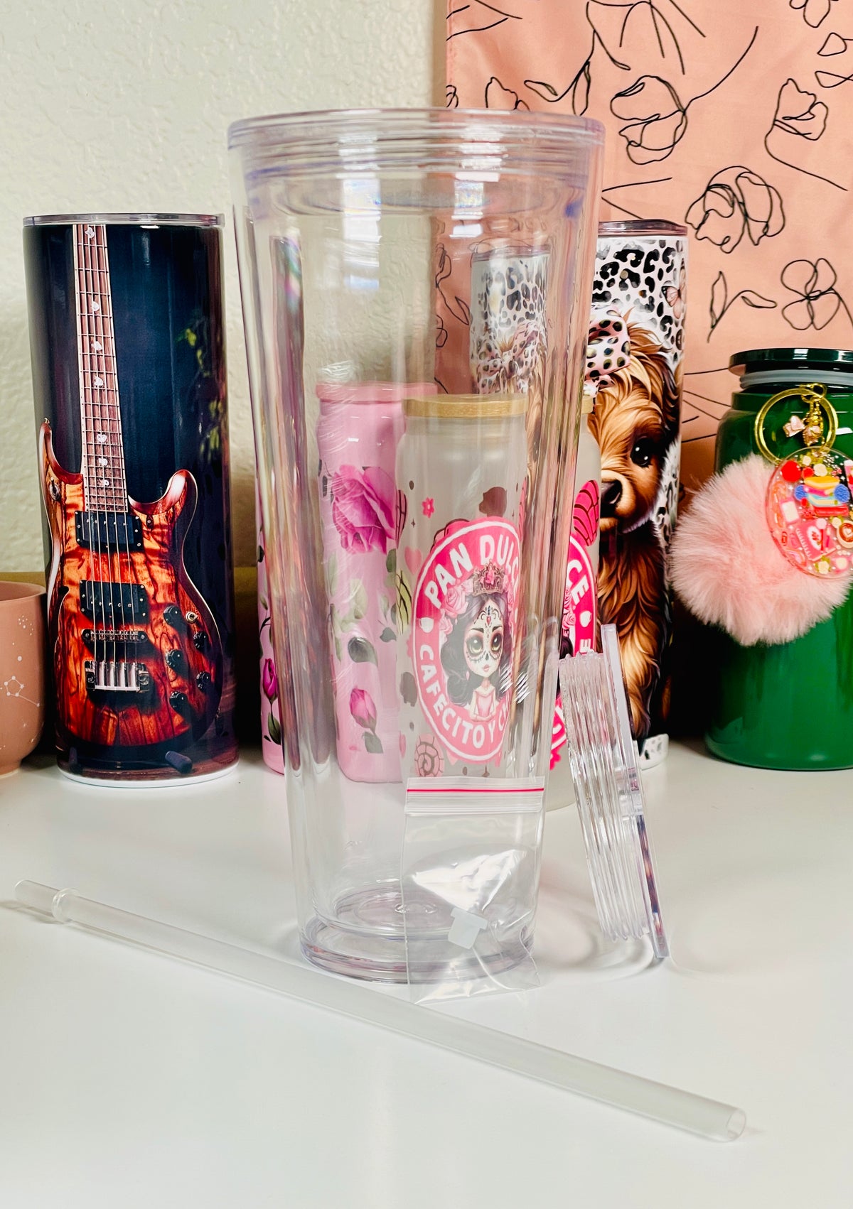 ✨ 5-Pack Bundle – 24oz Blank Acrylic Tumblers 🥤