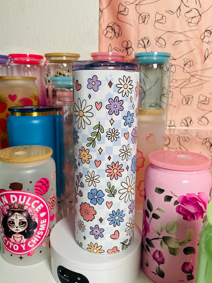 20oz Cute Duck Stainless Steel Tumbler | Cute | Cup with Lid w/ Reusable Straw