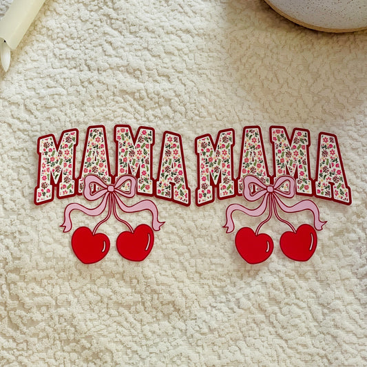 #1009a Mama cherry bows