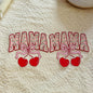 #1009a Mama cherry bows