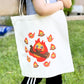 Kawaii Tote Bag | Anime Gift Tote Shopper Bag | Reusable Grocery Tote | Farmers Market Bag | Reader Tote Bag | Cute Anime Canvas Tote Bag