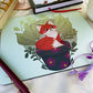 Kawaii Fox, Lovely Fox Mouse Pad | Cute Cartoon Fox Mousepad | Desktop Protection Decoration | Mouse Pad For Gaming.