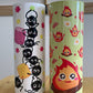 20oz Tumbler | Cute Fire Anime | Reusable Straw