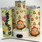 20oz Tumbler | Cute Fire Anime | Reusable Straw