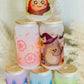 18oz Glass Tumbler / Cute Anime / Glass Cup with Lid / Reusable Straw