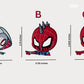 Cute Spider Peeker Stickers / Superhero Peeker / Spider and Friends Waterproof Stickers / Peekabo Peekers / UV resistant Window Vinyl Decal.