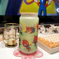18oz Glass Tumbler | Spider & Friends | Cute Superheroes | Glass Cup with Bamboo Lid | Reusable Glass Straw