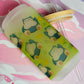 Glass Tumbler w/ Lid & Straw / Sleepy Cute Anime / Kawaii / Reusable